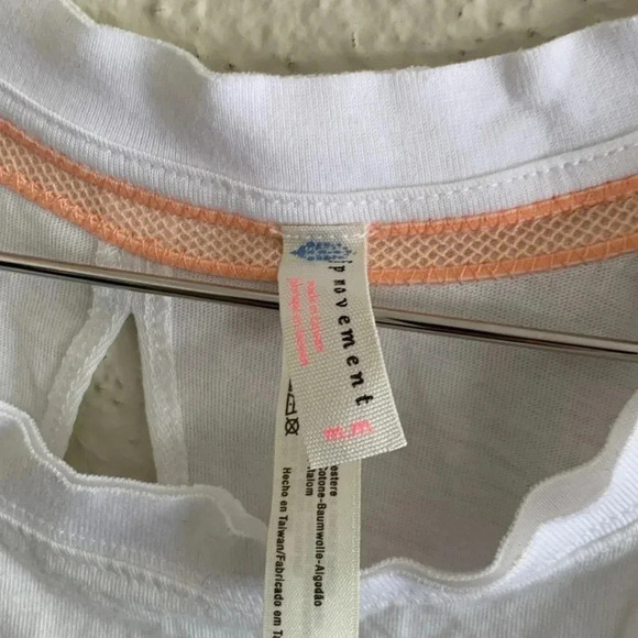 Free People Movement Womens S White Sleeveless Cut Out Split back Dream Tank Top - Picture 5 of 8